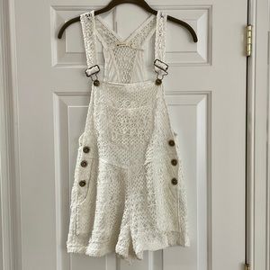 Paper Crane Overall Shorts